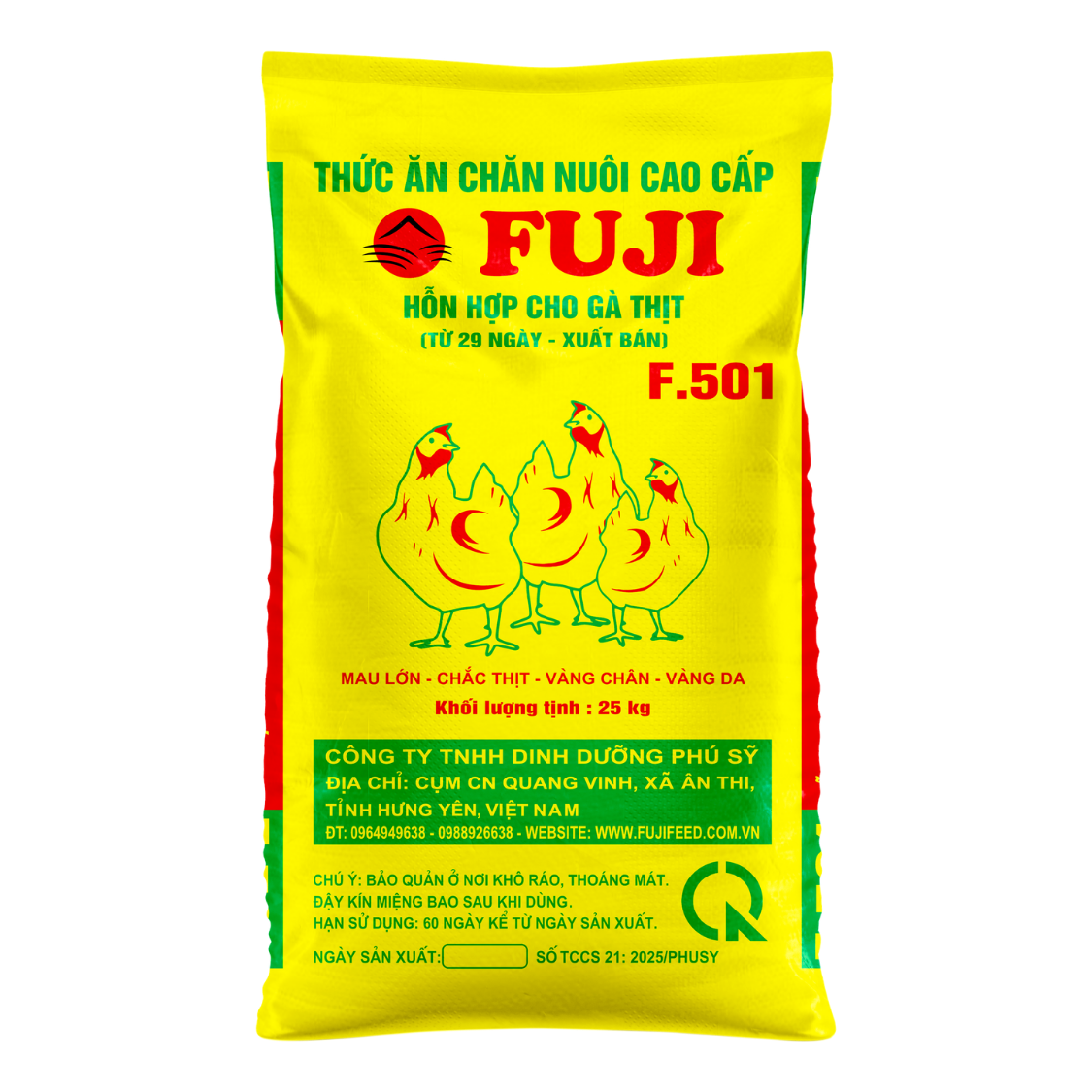 F501 HỖN HỢP CHO GÀ THỊT