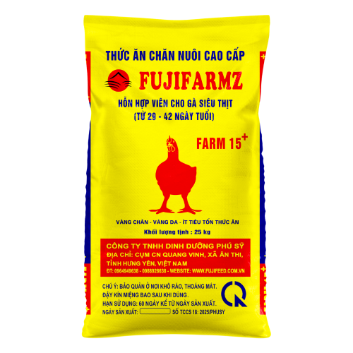 FARM 15+ HỖN HỢP VIÊN CHO GÀ SIÊU THỊT