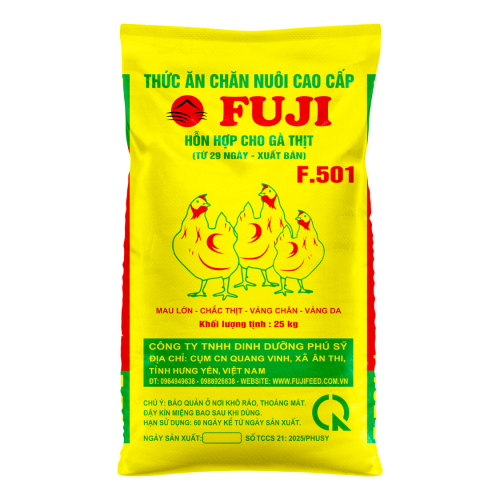 J501 HỖN HỢP VIÊN CHO GÀ SIÊU THỊT (TỪ 15-28 NGÀY TUỔI)