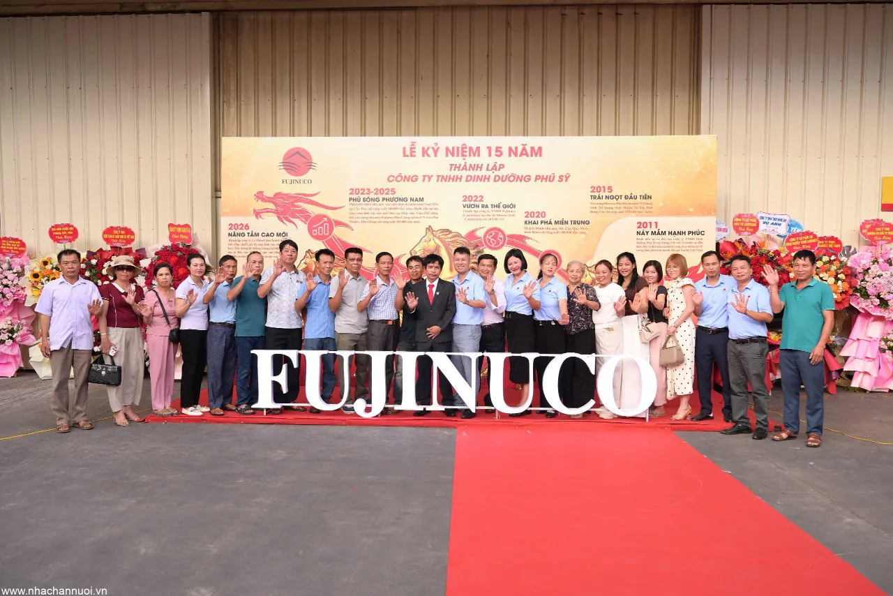 FUJINUCO kỷ niệm chặng đường 15 năm phát triển, tiếp tục mở rộng hệ sinh thái ngành chăn nuôi